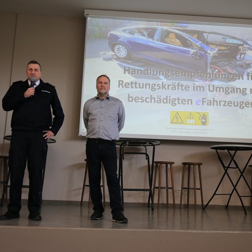 Martin Willing Verbandsvorsitzender KFV Göttingen und Dozent Kay Vollmer