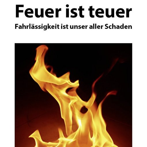 Faltblatt Flamme