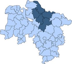 Gebietskarte der Kreisfeuerwehrverbände Lüneburg 1