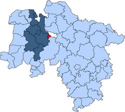 Gebietskarte der Kreisfeuerwehr Delmenhorst
